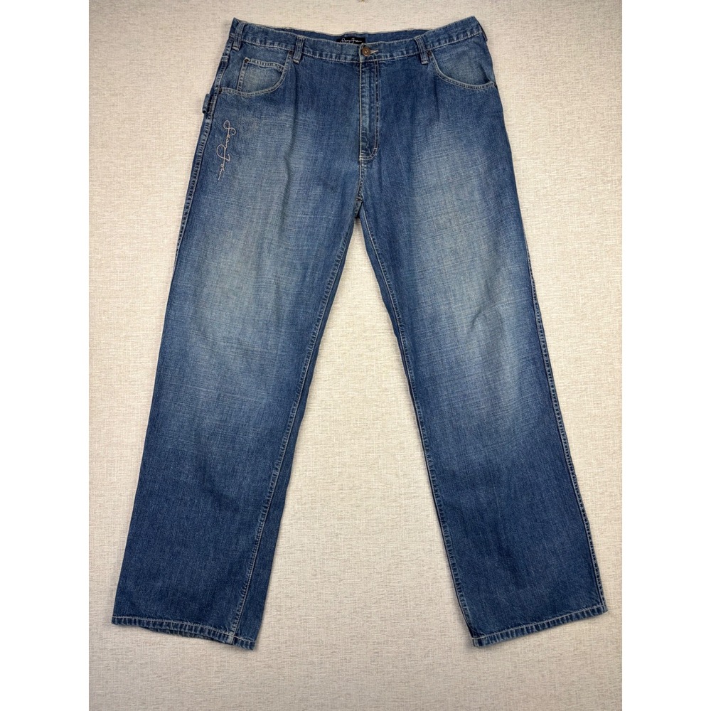 Sean John Mens 40x32 Baggy Carpenter Jeans Blue Denim Y2K Streetwear